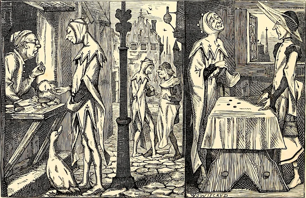 An illustration from Children's books and their illustrators, 1897, leaf 43