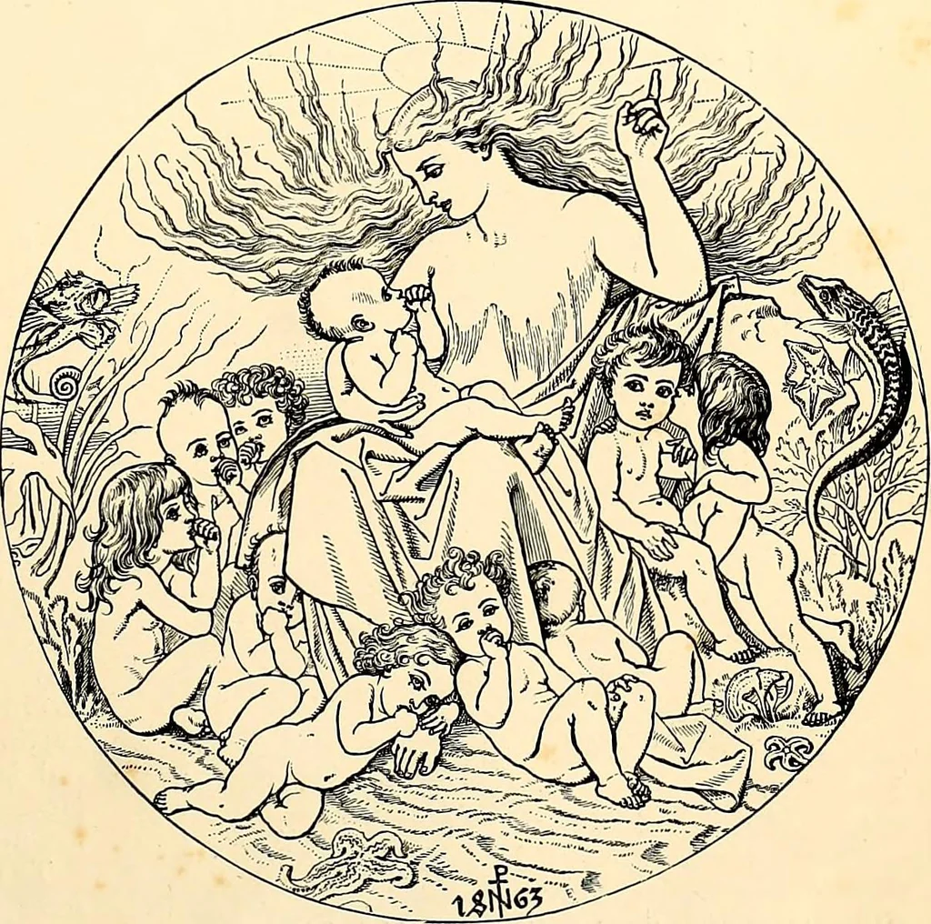 An illustration from Children's books and their illustrators, 1897, leaf 44