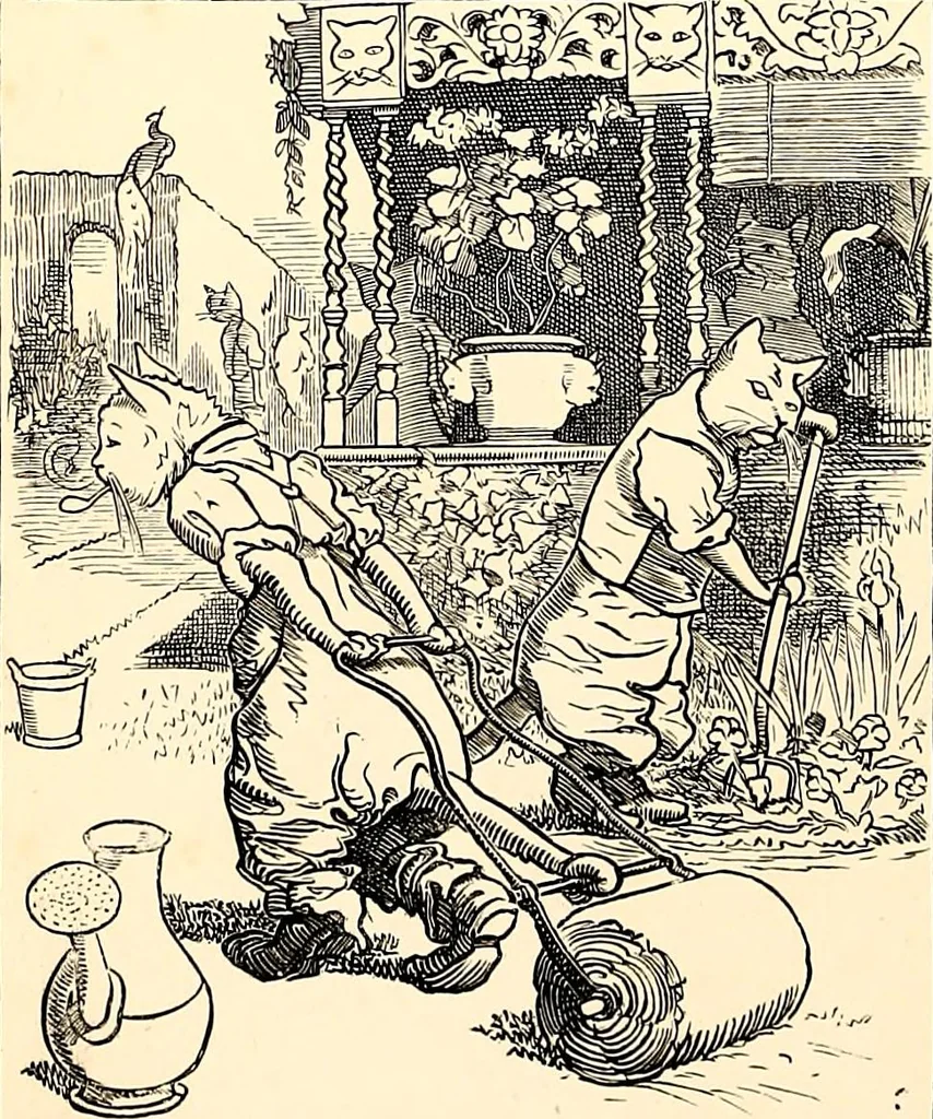 An illustration from Children's books and their illustrators, 1897, leaf 45