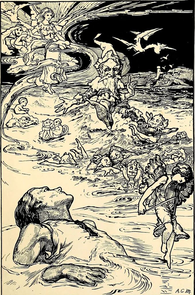 An illustration from Children's books and their illustrators, 1897, leaf 68