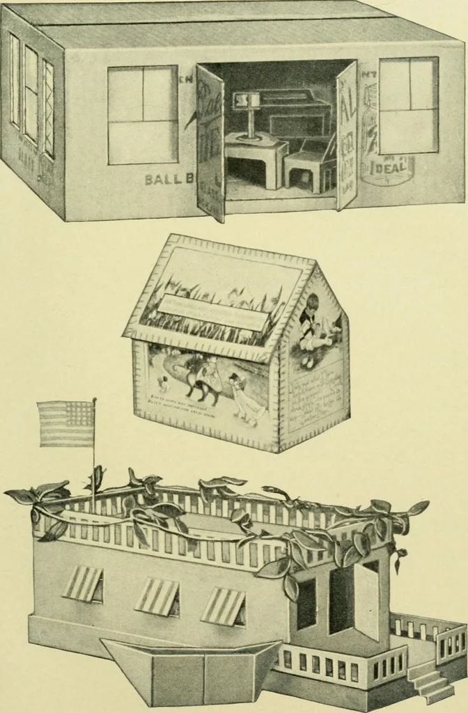 An illustration from Children's occupations, 1920, leaf 164