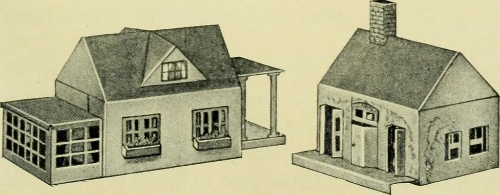 An illustration from Children's occupations, 1920, leaf 174