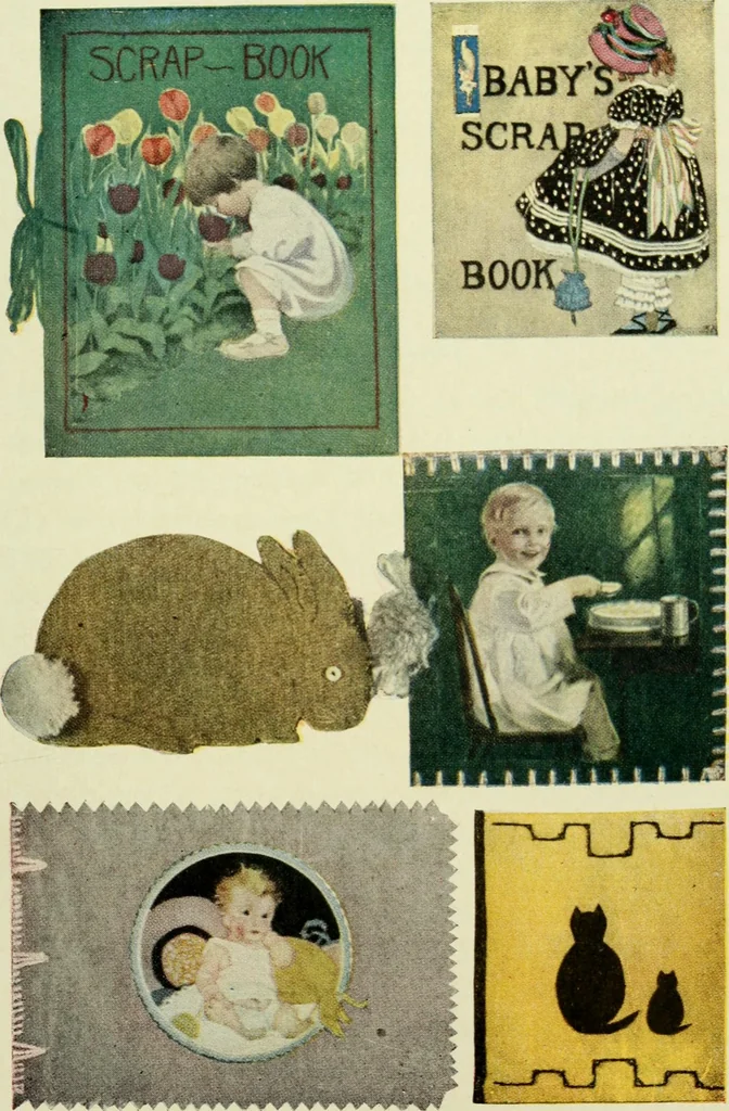 An illustration from Children's occupations, 1920, leaf 200