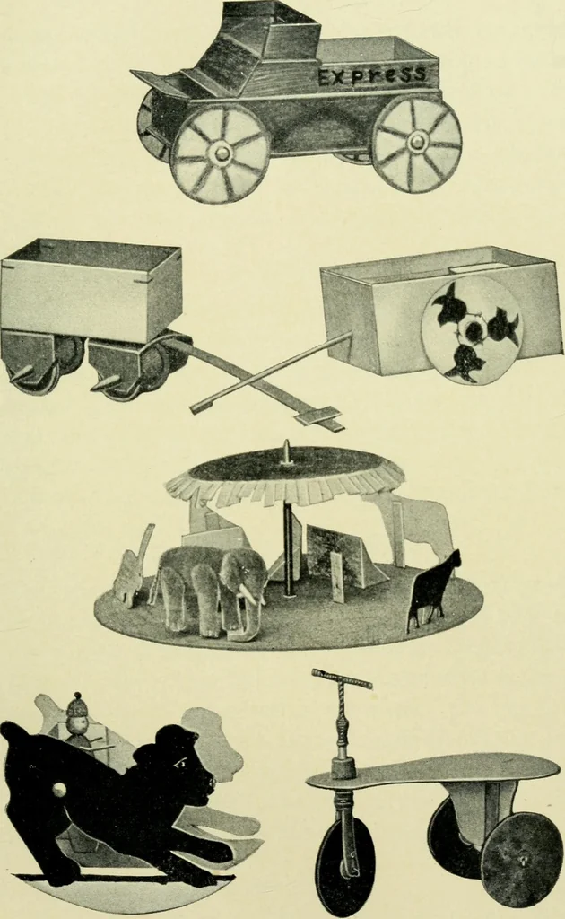 An illustration from Children's occupations, 1920, leaf 220