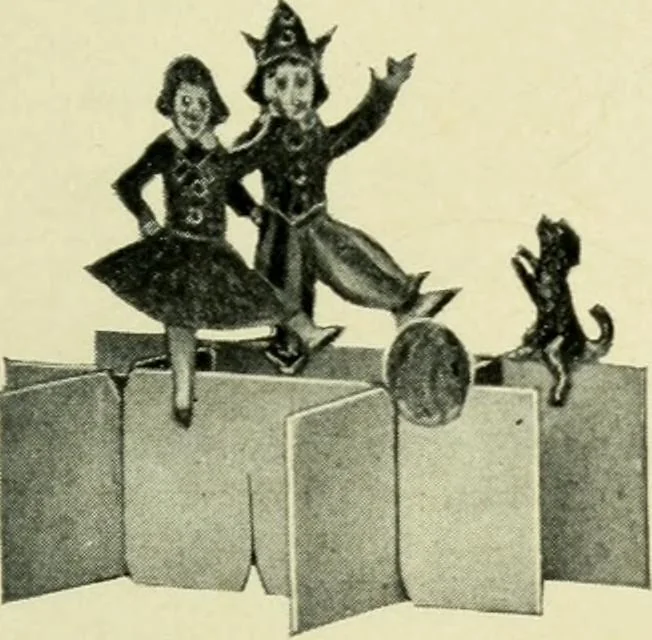 An illustration from Children's occupations, 1920, leaf 224