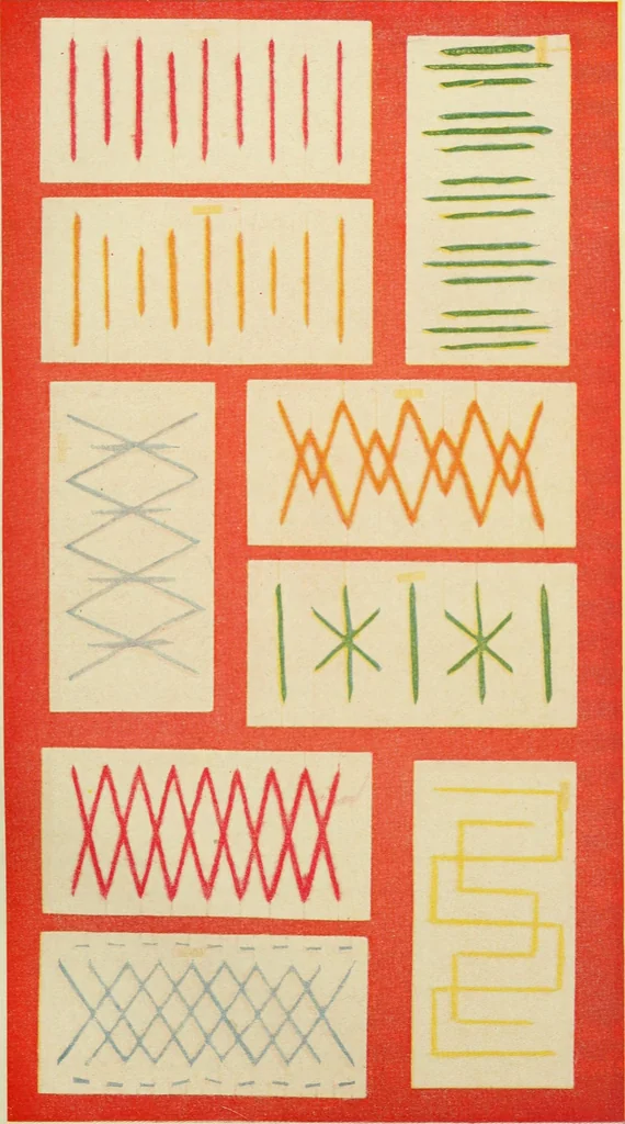 An illustration from Children's occupations, 1920, leaf 54