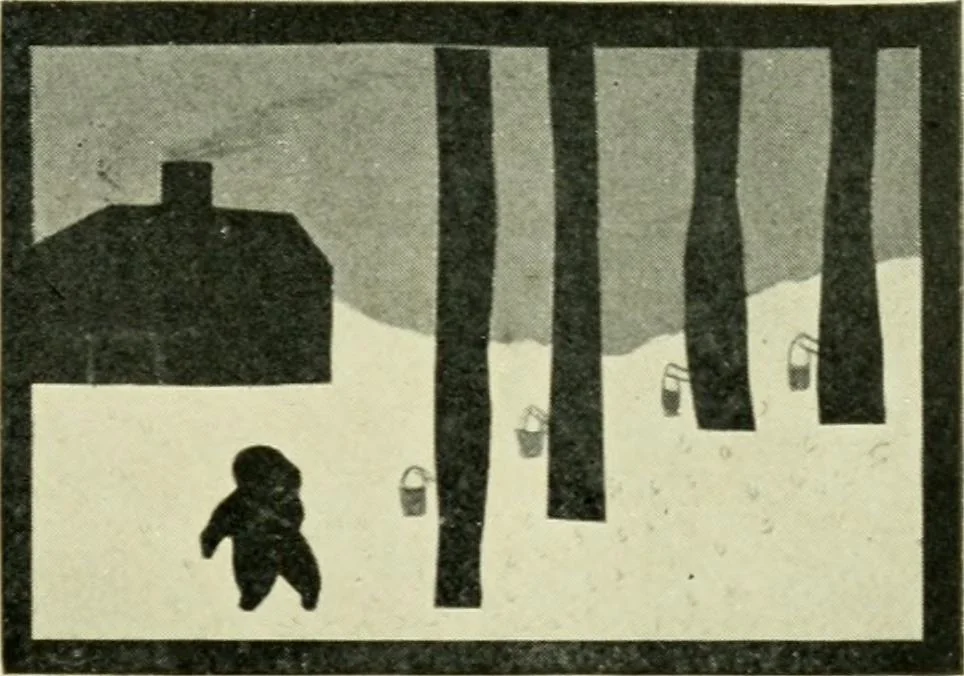 An illustration from Children's occupations, 1920, leaf 66