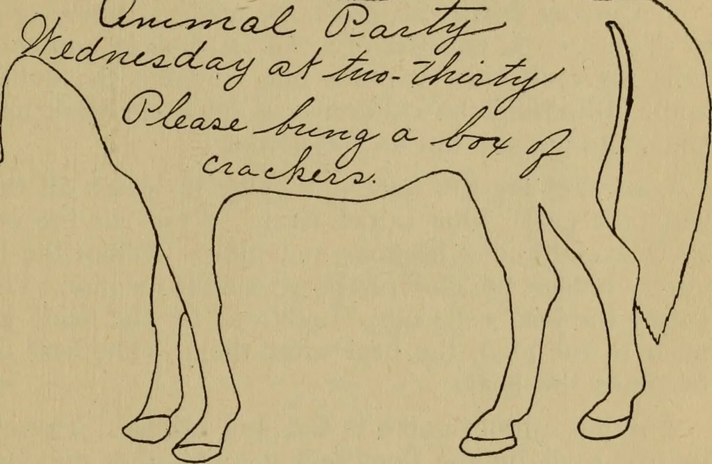 An illustration from Childrens parties for Sunday school and home .., 1915, leaf 122