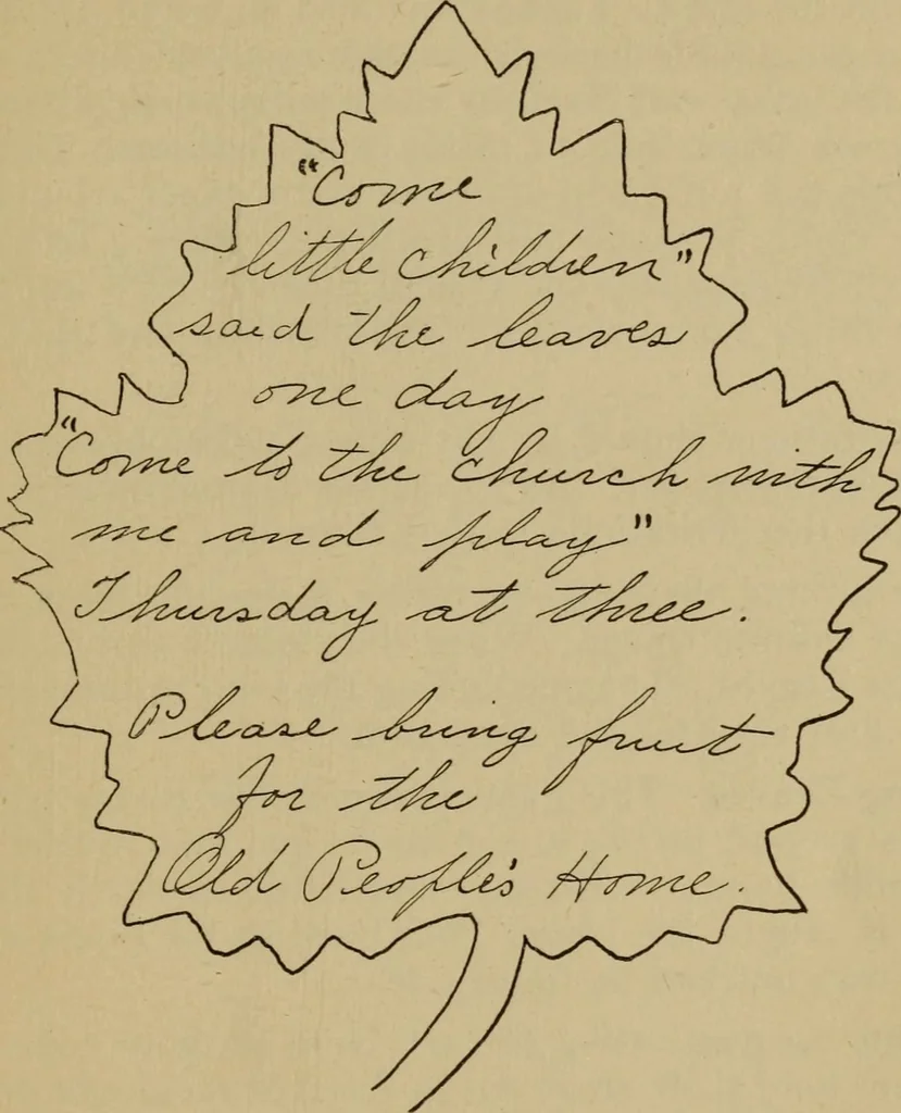 An illustration from Childrens parties for Sunday school and home .., 1915, leaf 80