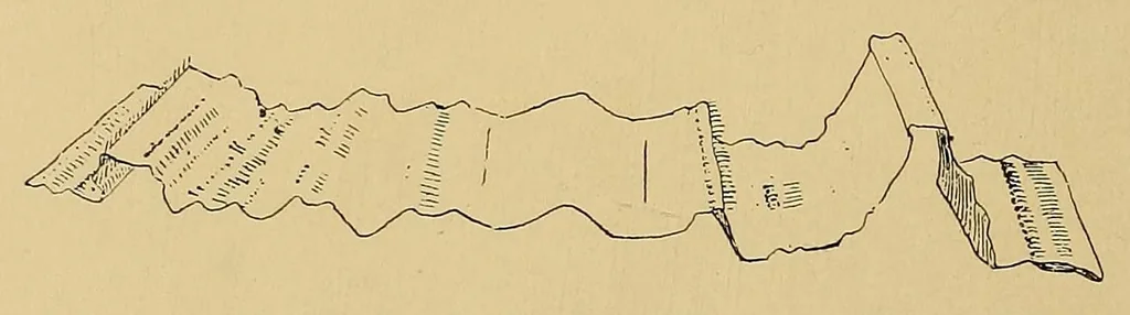 An illustration from Children's singing games, 1895, leaf 64
