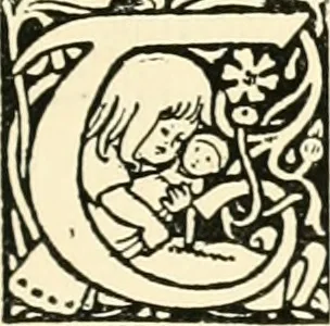 An illustration from Children's singing games, with the tunes to which they are sung, 1900, leaf 32