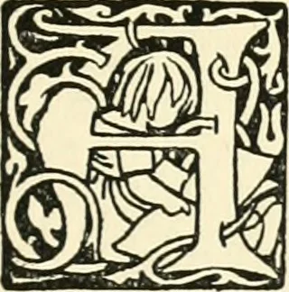 An illustration from Children's singing games, with the tunes to which they are sung, 1900, leaf 58