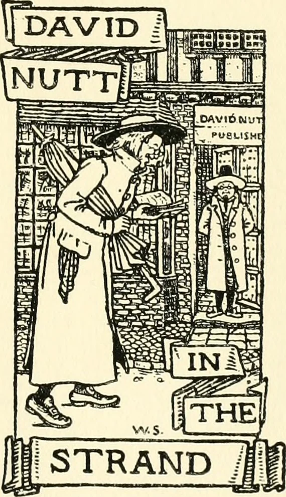 An illustration from Children's singing games, with the tunes to which they are sung, 1900, leaf 74