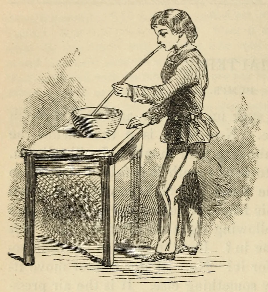 An illustration from The Child's Book of Nature for the Use of Families and Schools Intended to Aid Mothers and Teachers in Training Children in the Observation of Nature. Revised Edition. Part 3: Air, Water, Heat, Light, etc., 1886, leaf 42