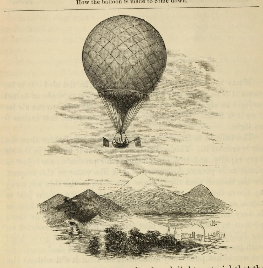 An illustration from The Child's Book of Nature for the Use of Families and Schools Intended to Aid Mothers and Teachers in Training Children in the Observation of Nature. Revised Edition. Part 3: Air, Water, Heat, Light, etc., 1886, leaf 74