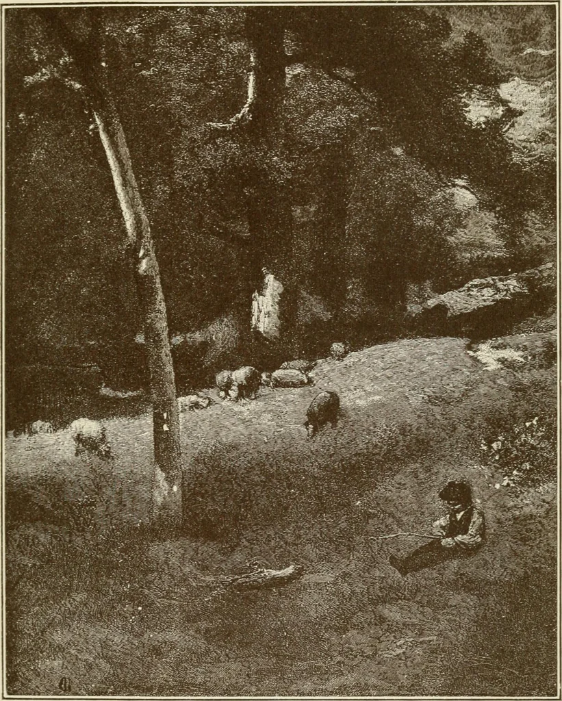 An illustration from A child's guide to pictures, 1908, leaf 236