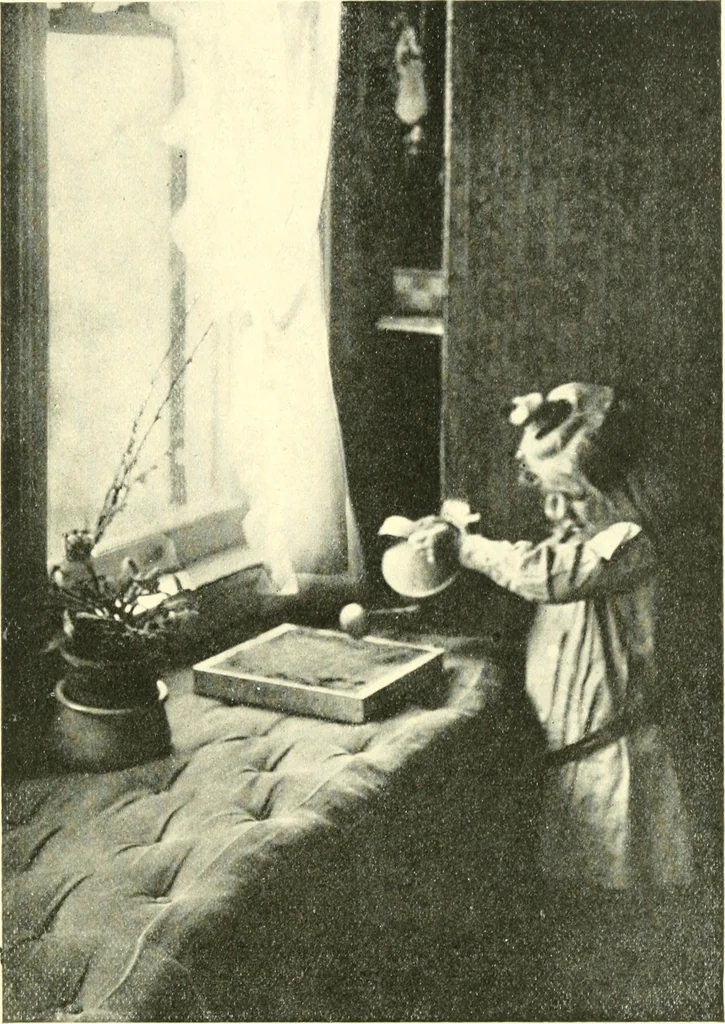 An illustration from The child's rainy day book, 1905, leaf 164