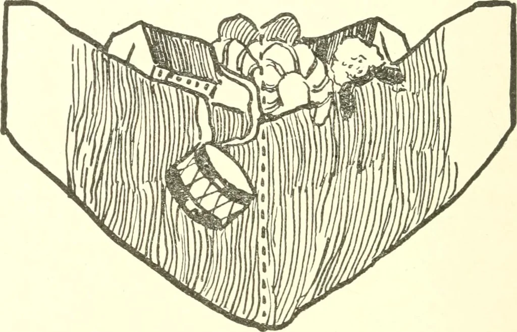 An illustration from The child's rainy day book, 1905, leaf 213