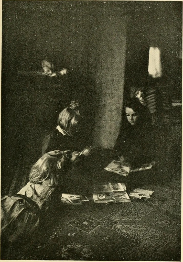 An illustration from The child's rainy day book, 1905, leaf 34