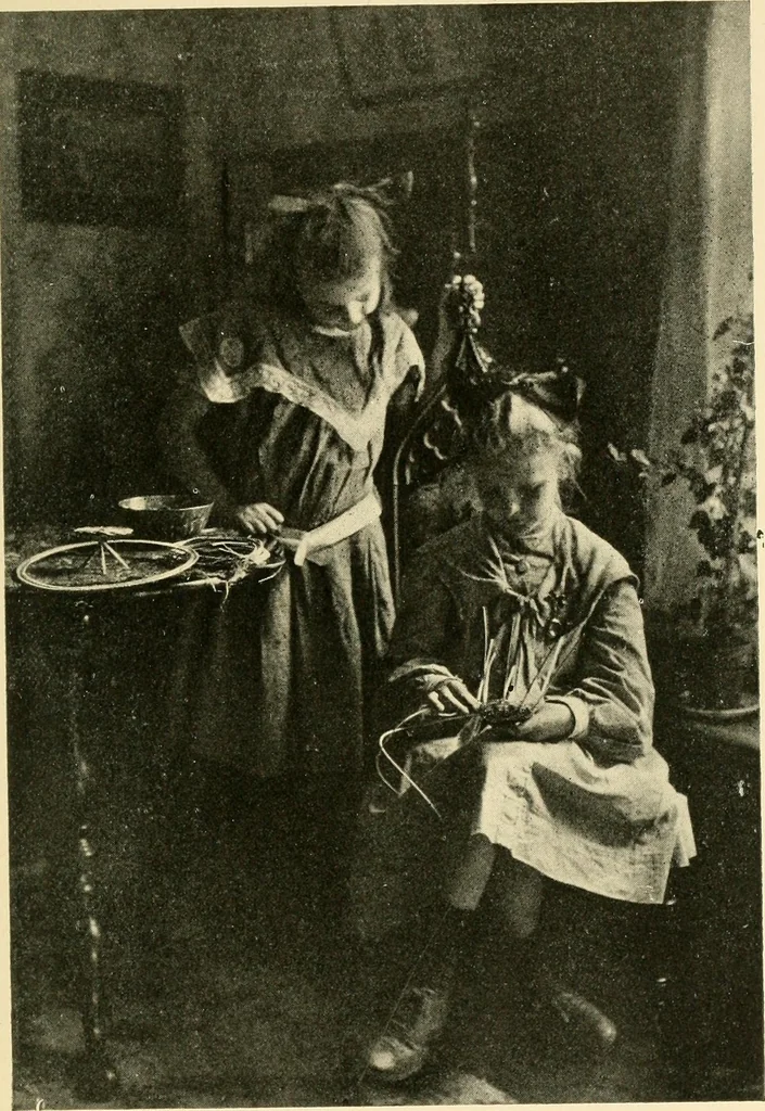 An illustration from The child's rainy day book, 1905, leaf 66