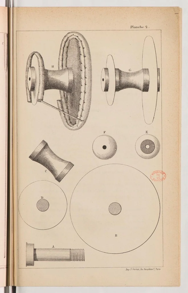 An illustration from Chimie Pyrotechnique Ou Traité Pratique des feux colores Tessier Paul, 1883, leaf 472