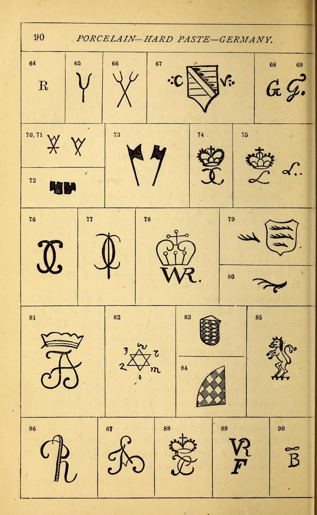 An illustration from The china collector's pocket companion, 1874, leaf 100