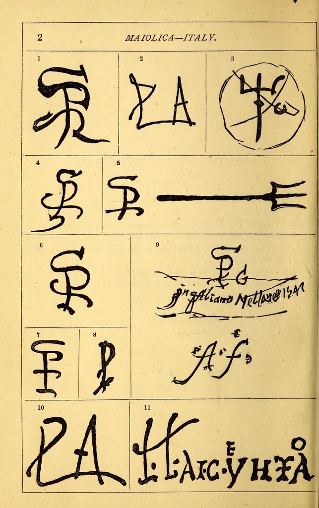 An illustration from The china collector's pocket companion, 1874, leaf 12