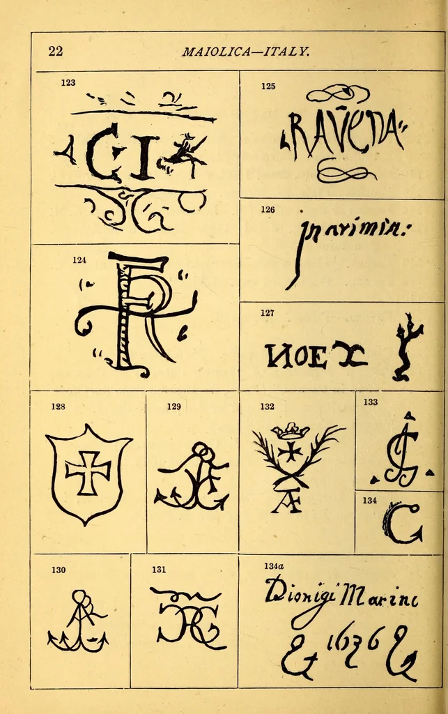 An illustration from The china collector's pocket companion, 1874, leaf 32