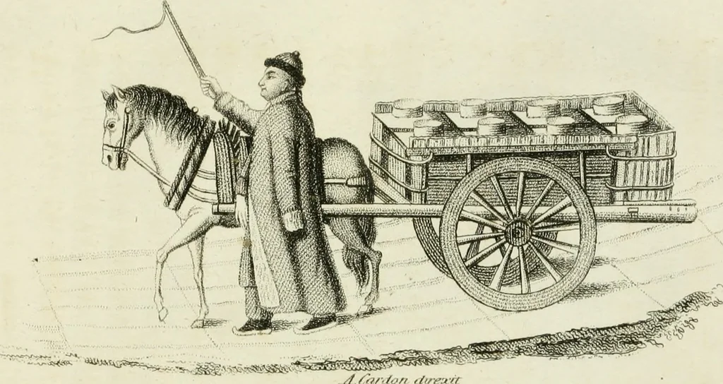 An illustration from China, its costume, arts, manufactures, &c. : edited principally from the originals in the cabinet of the late M. Bertin, with observations explanatory, historical, and literary, 1812, leaf 108