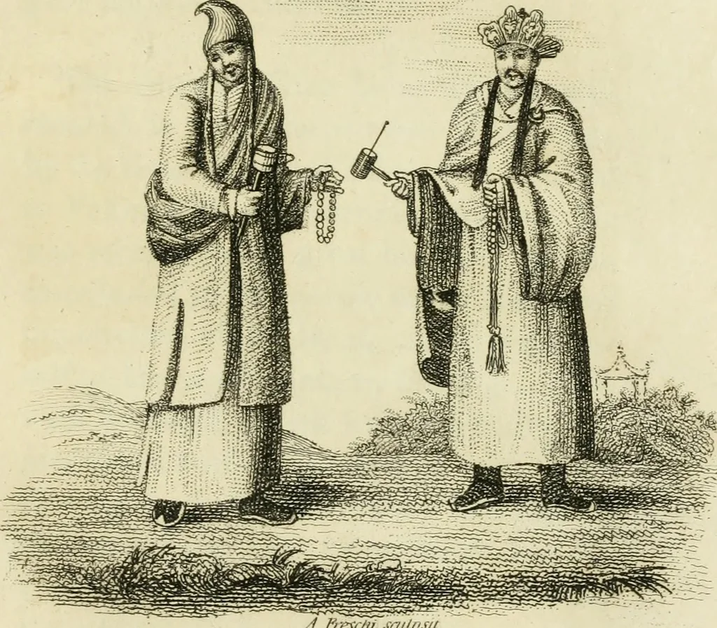 An illustration from China, its costume, arts, manufactures, &c. : edited principally from the originals in the cabinet of the late M. Bertin, with observations explanatory, historical, and literary, 1812, leaf 120