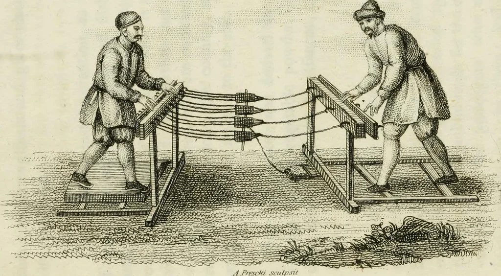 An illustration from China, its costume, arts, manufactures, &c. : edited principally from the originals in the cabinet of the late M. Bertin, with observations explanatory, historical, and literary, 1812, leaf 158