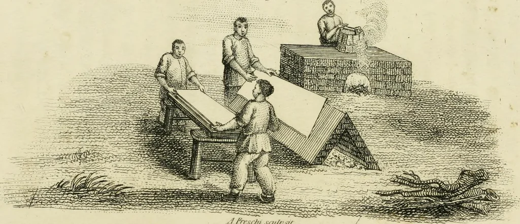 An illustration from China, its costume, arts, manufactures, &c. : edited principally from the originals in the cabinet of the late M. Bertin, with observations explanatory, historical, and literary, 1812, leaf 60