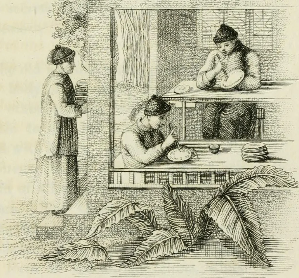 An illustration from China, its costume, arts, manufactures, &c. : edited principally from the originals in the cabinet of the late M. Bertin, with observations explanatory, historical, and literary, 1812, leaf 78