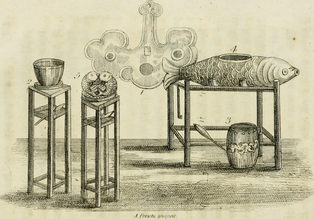 An illustration from China, its costume, arts, manufactures, &c. : edited principally from the originals in the cabinet of the late M. Bertin, with observations explanatory, historical, and literary, 1812, leaf 24