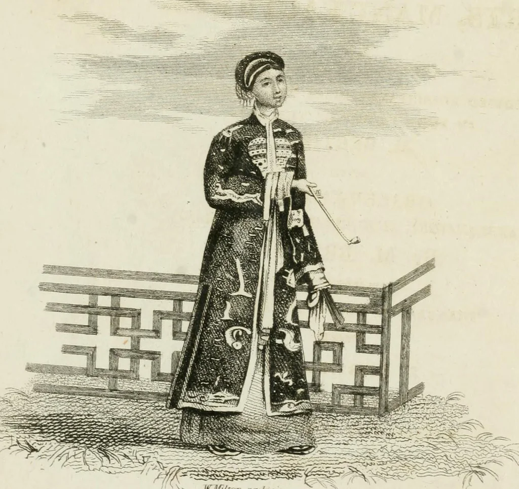 An illustration from China, its costume, arts, manufactures, &c. : edited principally from the originals in the cabinet of the late M. Bertin, with observations explanatory, historical, and literary, 1812, leaf 5