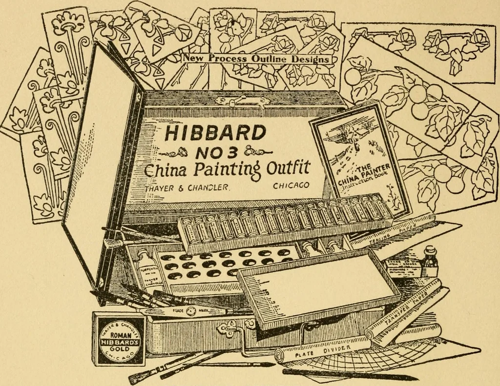 An illustration from china painter instruction book, The, 1914, leaf 65