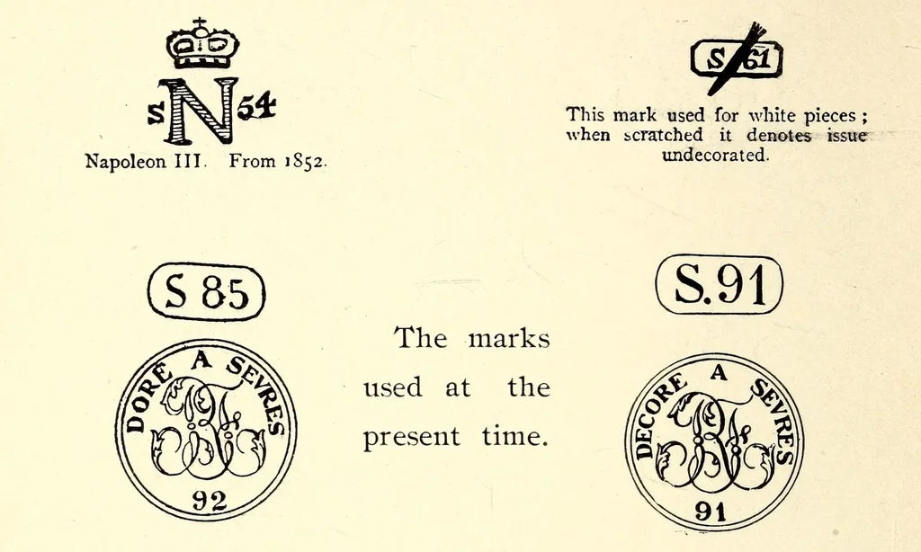 An illustration from China and pottery marks, 1920, leaf 42