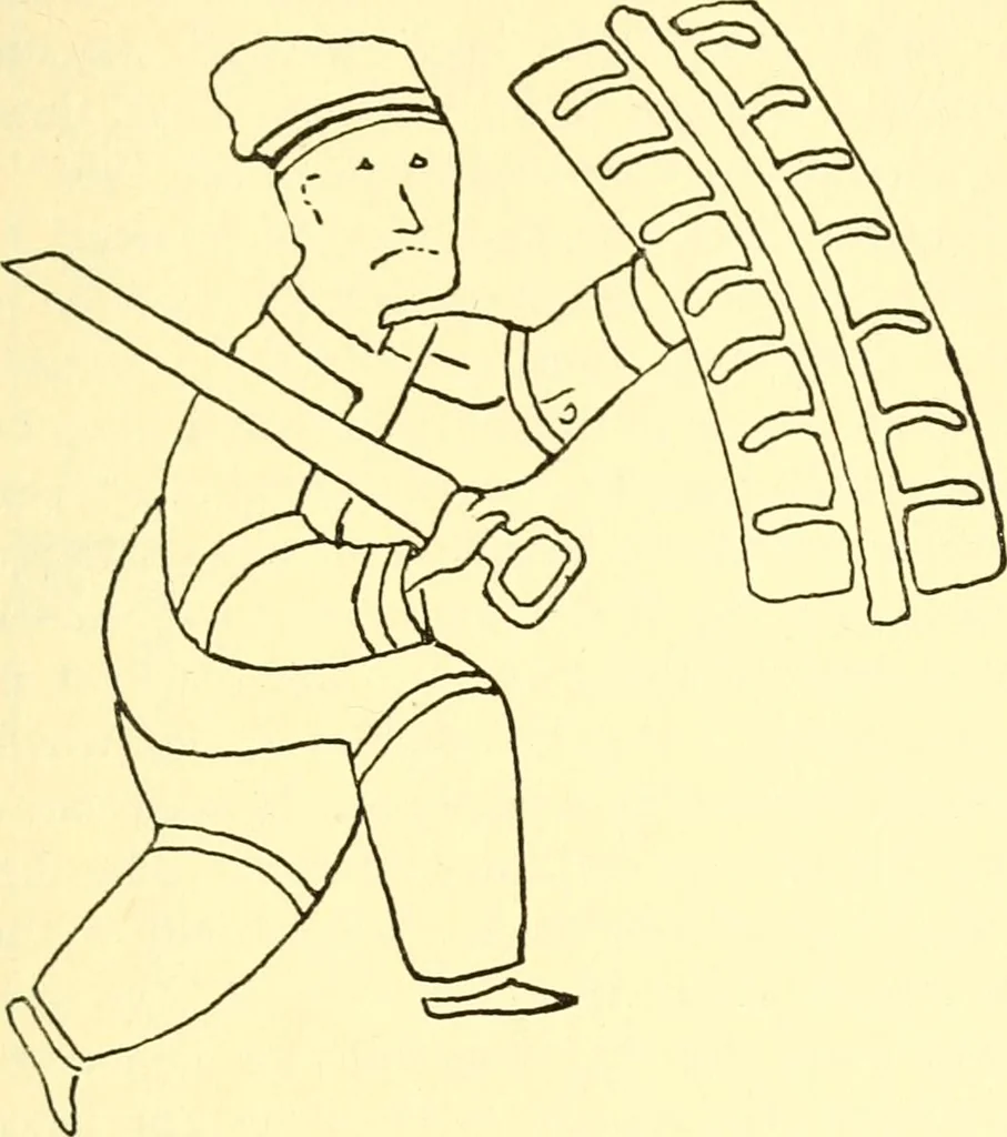 An illustration from Chinese clay figures, 1914, leaf 140
