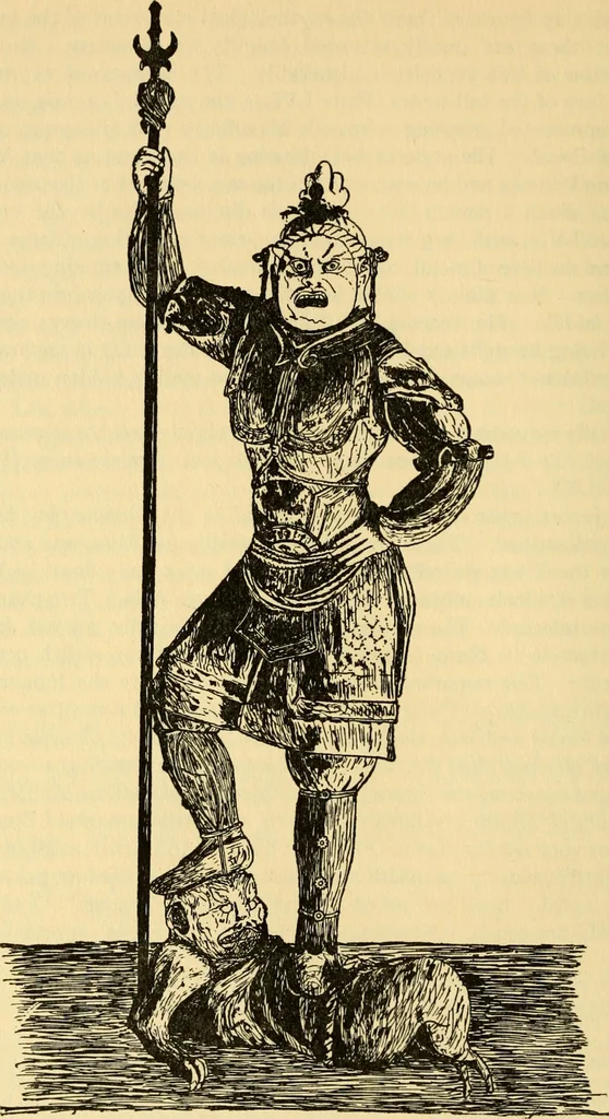 An illustration from Chinese clay figures, 1914, leaf 235
