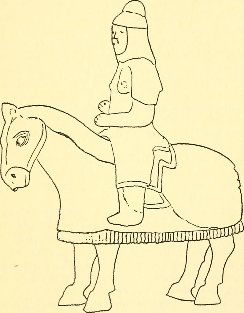 An illustration from Chinese clay figures, 1914, leaf 244