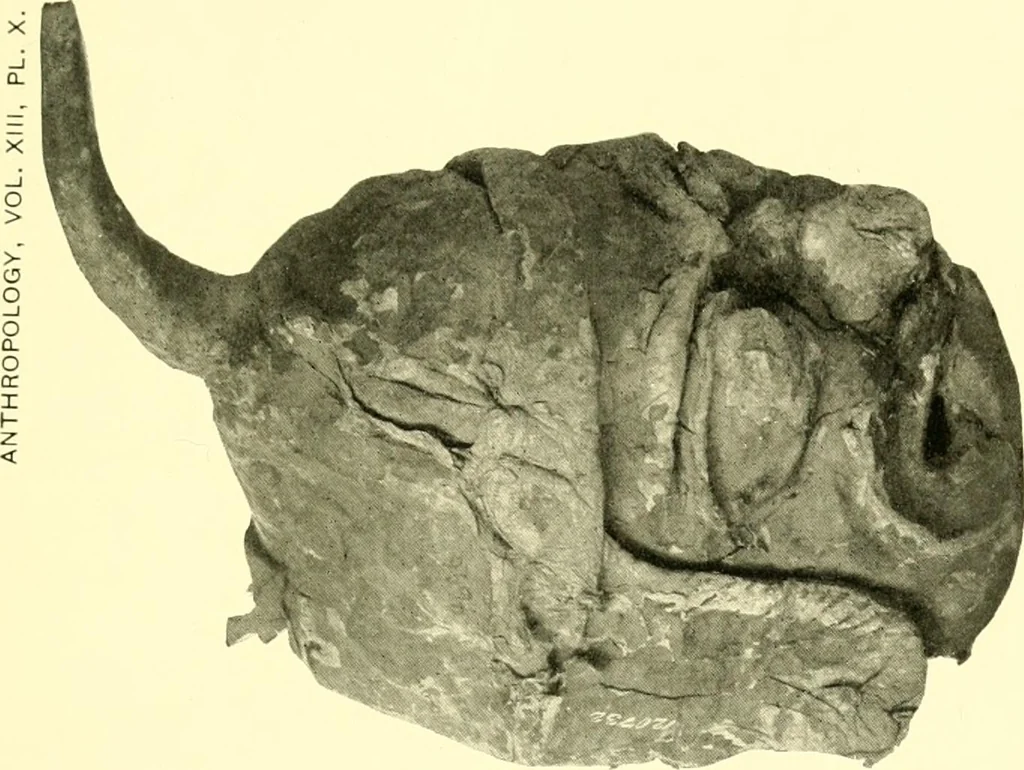 An illustration from Chinese clay figures, 1914, leaf 260
