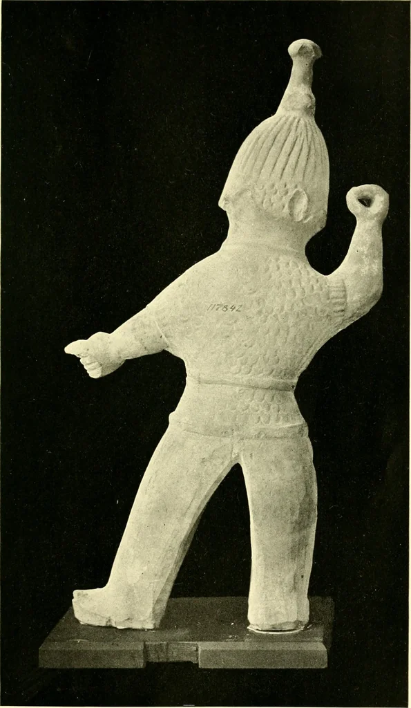 An illustration from Chinese clay figures, 1914, leaf 284