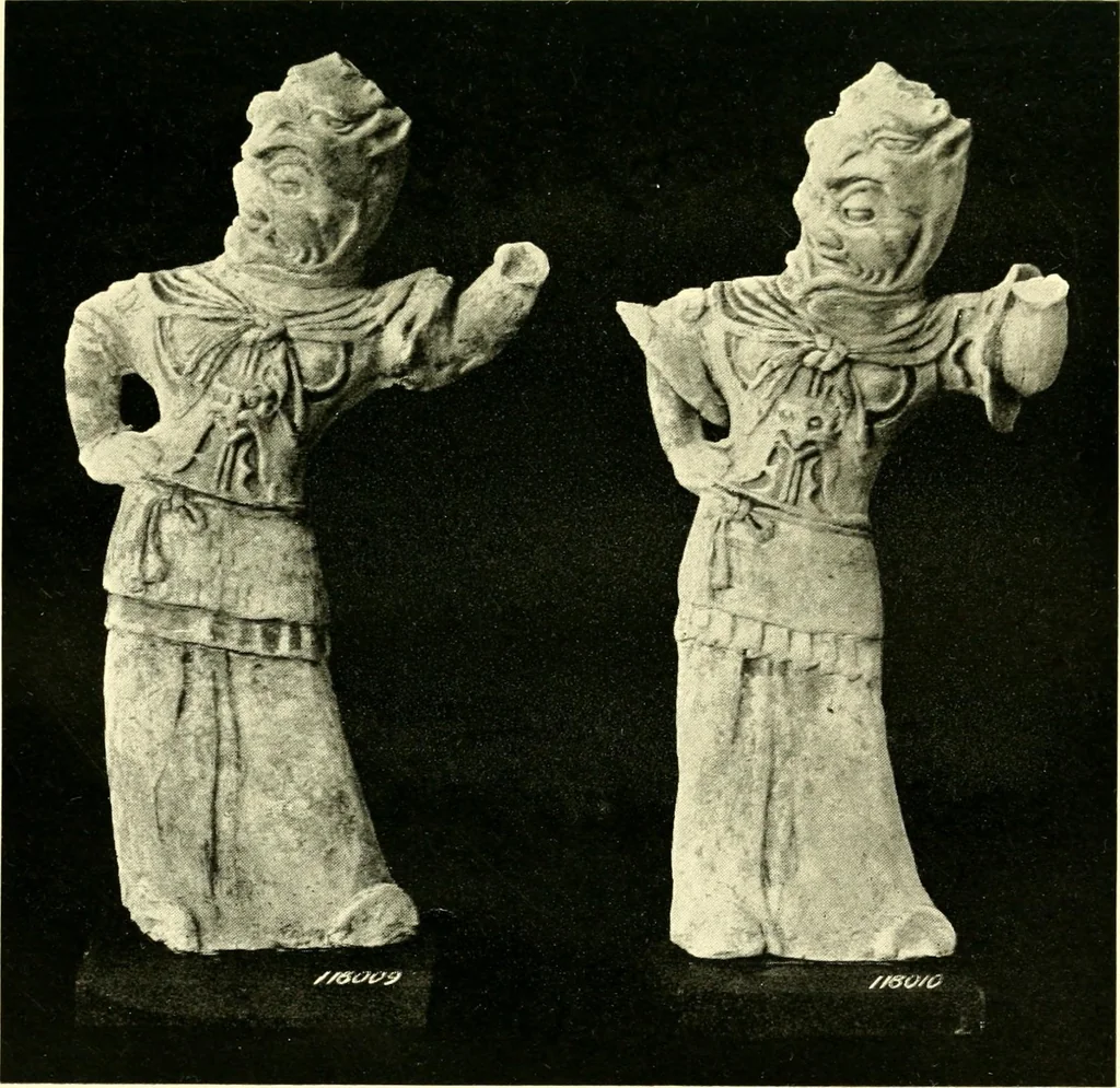An illustration from Chinese clay figures, 1914, leaf 342