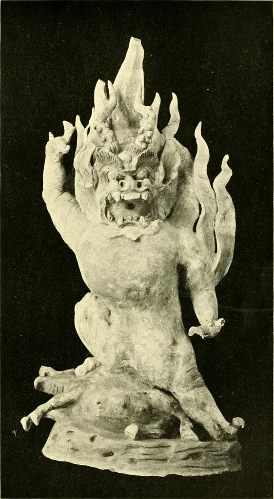 An illustration from Chinese clay figures, 1914, leaf 386
