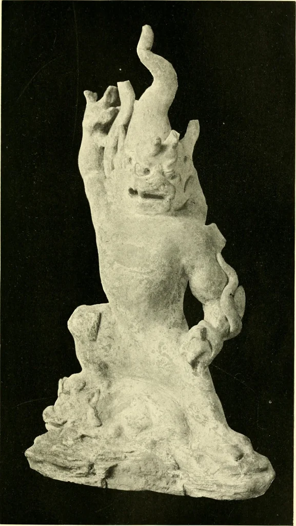 An illustration from Chinese clay figures, 1914, leaf 390