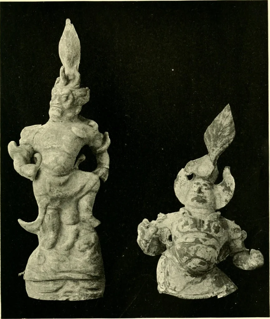An illustration from Chinese clay figures, 1914, leaf 398