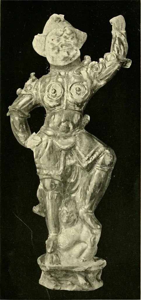 An illustration from Chinese clay figures, 1914, leaf 406