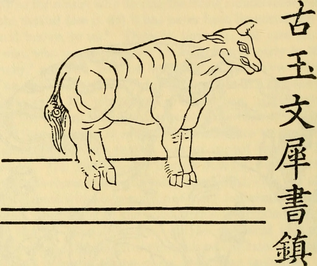 An illustration from Chinese clay figures, 1914, leaf 45