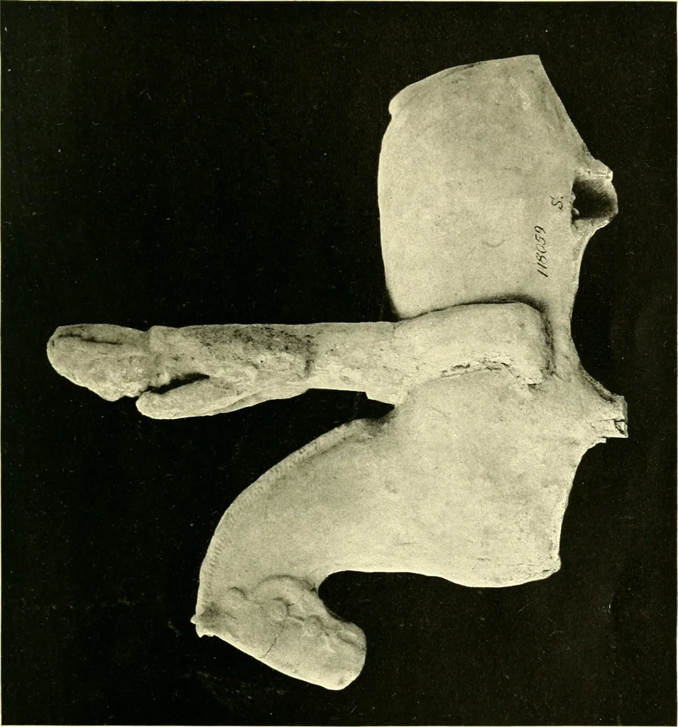 An illustration from Chinese clay figures, 1914, leaf 490