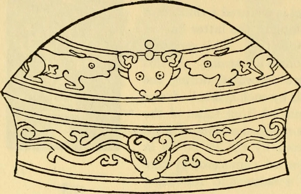 An illustration from Chinese clay figures, 1914, leaf 69